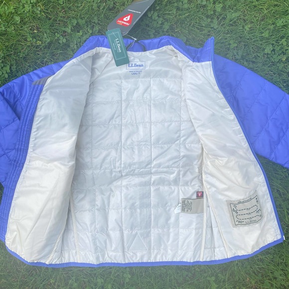 NWT L.L.Bean Kids Primaloft Packaway Quilted Water Resistant Jacket (6X/7) - Picture 4 of 7